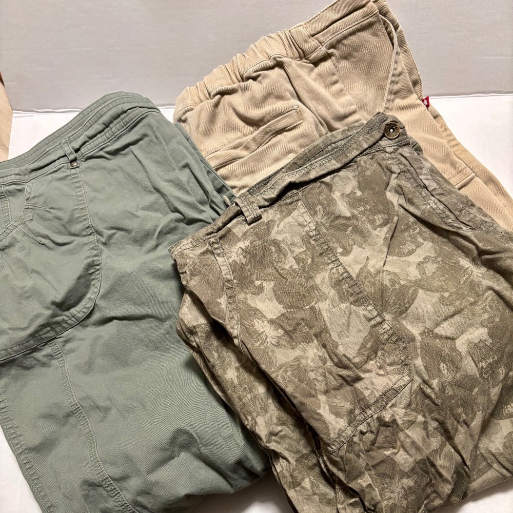 Plus size 24 3 pairs Capris